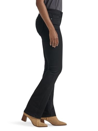 Lee Women's Legendary Mid Rise Bootcut Jean Black 14