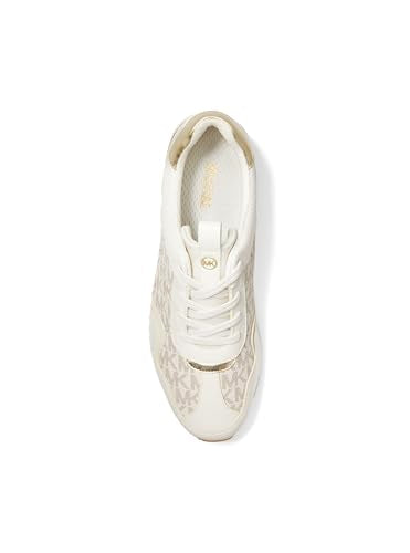 Michael Kors Women's Raina Trainer, Vanilla, 7.5