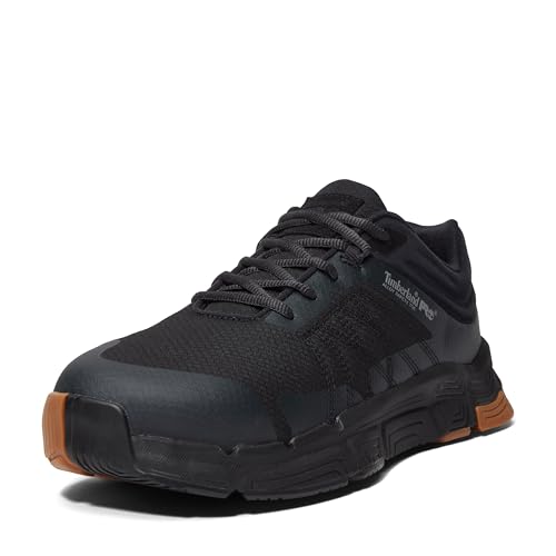 Timberland PRO Men's XR-1 Alloy Safety Toe Industrial Athletic Work Shoe, Blackout, 9.5W