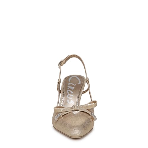 Circus NY by Sam Edelman Women's Monica Pump, Soft Gold, 7