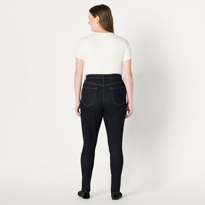 Amazon Essentials Women's High Stretch High-Rise Skinny Jeans, Rinse, 18 Short