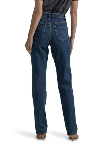 Lee womens Classic Fit Monroe Straight-leg Jeans, Ellis, 12 US