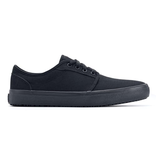Shoes For Crews Unisex Slip-Resistant Work Sneakers – Comfortable, Lightweight, Water-Resistant & Non-Slip Work Shoes - Ideal for Men & Women in Hospitality, Retail, Food Service & More - Merlin, Size 8