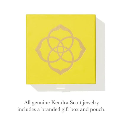 Kendra Scott Elton Cuff Bracelet for Women, Fashion Jewelry, 14k Gold-Plated, Rose Quartz