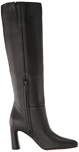 Vince Womens Highland Knee High Boot Black Leather 11 M