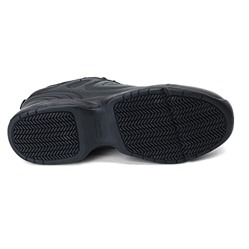 Skechers Men's Work Dighton Athletic Slip Resistant Food Service Shoe, Black, 9.5W