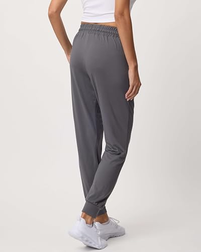 Real Essentials 3 Pack: Women's Lounge Joggers Sweatpants with Pockets Yoga Running Athletic Workout, Set 6, M, Pack of 3