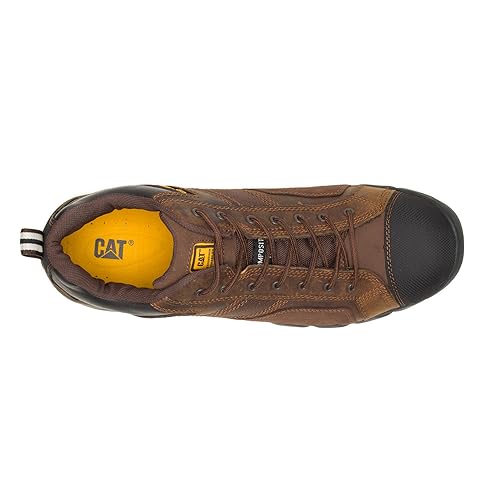 Cat Footwear Mens Argon Composite Toe Construction Shoe, Dark Brown, 11 US