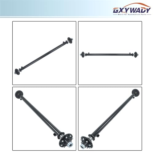 GXYWADY 8 Lug 6.5 Inch Trailer Axle 7000lbs Trailer Axle 75 Inch Hub Face 58 Inch Spring Center