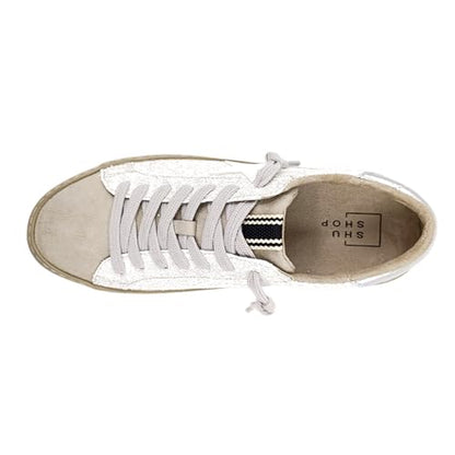 SHUSHOP Women's Paula White Glitter/Medium / 8.5
