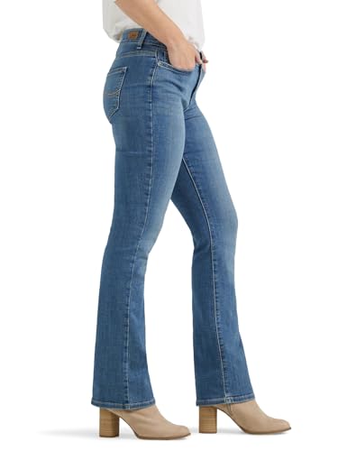 Lee Women's Ultra Lux Comfort with Flex Motion Bootcut Jean Majestic 8 Medium