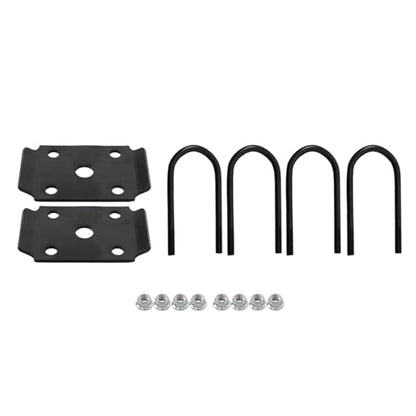 Silscvtt 3500 lbs Trailer Axle with 5-Lug 4.5 Hubs 70 Spring Center, 85 Hub Face, U-Bolt Kit