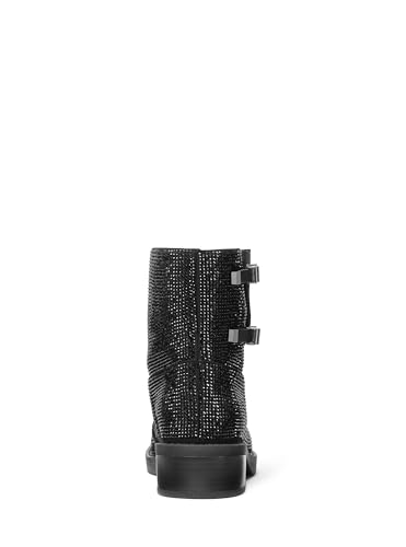 Michael Kors Women's Darrington Flat Bootie, Black/Hot Fix, 7