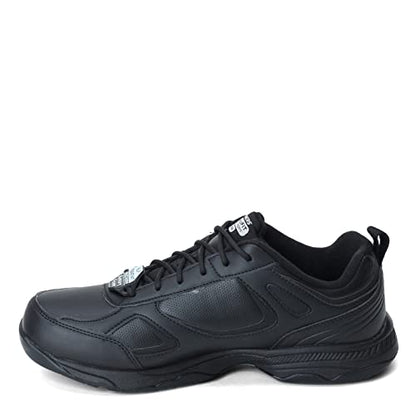 Skechers Men's Work Dighton Athletic Slip Resistant Food Service Shoe, Black, 9.5W