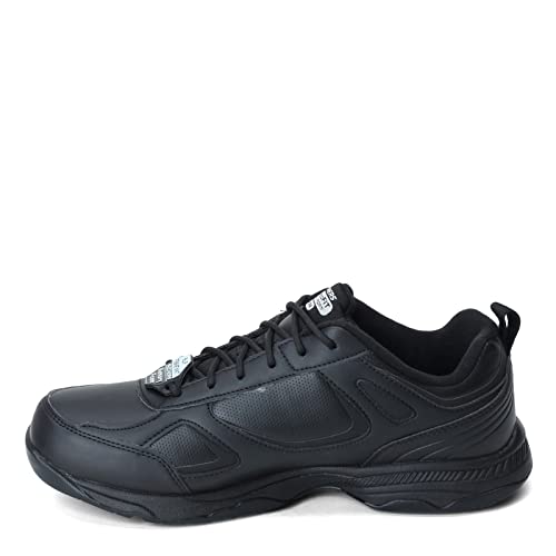 Skechers Men's Work Dighton Athletic Slip Resistant Food Service Shoe, Black, 9.5W