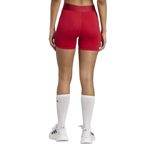 Adidas Women's Techfit Volleyball Shorts, Team Power Red, X-Small/5"