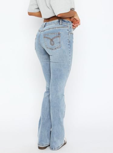 Justalwart Flare Jeans for Women Stretch (US 4-6)