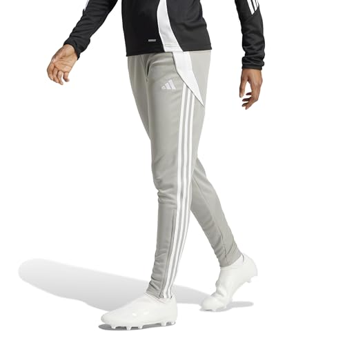 Adidas Women's Tiro 24 Training Pants, Team Mid Grey/White, 3X Plus Size