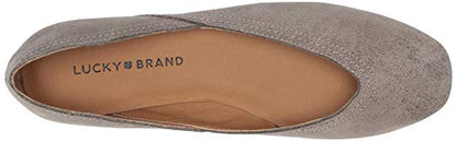 Lucky Brand womens Alba ballet flats, Titanium, 7 US