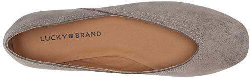 Lucky Brand womens Alba ballet flats, Titanium, 7 US