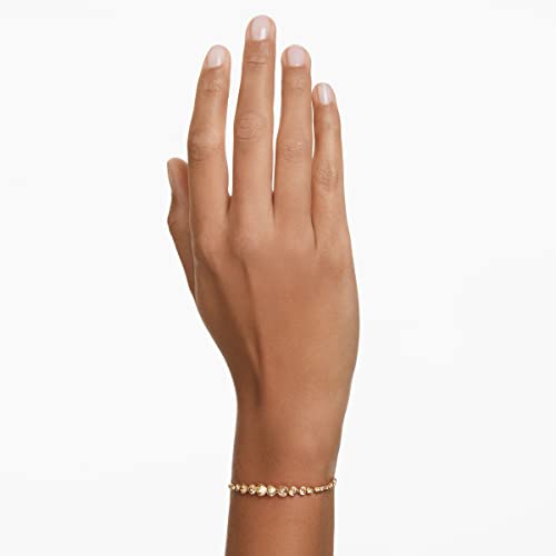 Swarovski Imber Emily Bracelet, Round Pink Crystals on Rose Gold-Tone Finished Band, Part of the Imber Emily Collection