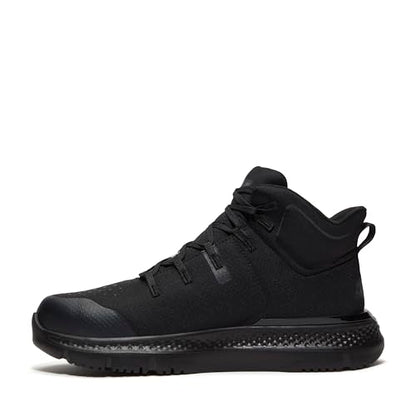 Timberland PRO Men's Intercept Mid Steel Safety Toe Puncture Resistant CSA Industrial Athletic Work Shoe, Black, 9W