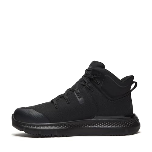 Timberland PRO Men's Intercept Mid Steel Safety Toe Puncture Resistant CSA Industrial Athletic Work Shoe, Black, 9W
