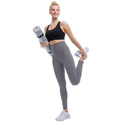 Ipletix Leggings for Women, High Waisted Women Leggings Yoga Pants Grey