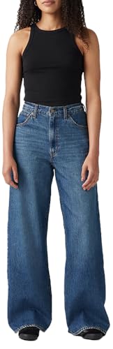Levi's Women's Cinch Baggy, (New) Blank Impact (Non-Stretch), 28