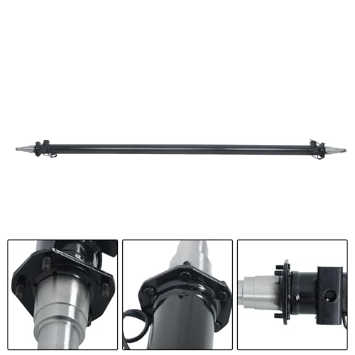 Thomletha Trailer Axle Only Beam with Idler 95 Hub Face 80 Spring Center 6000lbs, 3 Tube Diameter 6.3mm Wall Thickness - electromagnetic Brakes Available