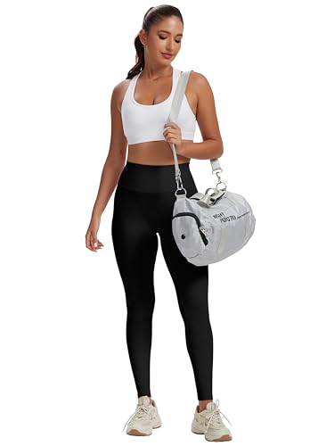 VIMPEP Women’s Buttery Soft High Waisted 25” Inseam Leggings No Front Seam Yoga Pants Tummy Control, for Workout Lounge YJ03 Black M