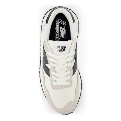 New Balance Women's 237 Sneaker, Sea Salt/Silver Birch/Black, 8 M