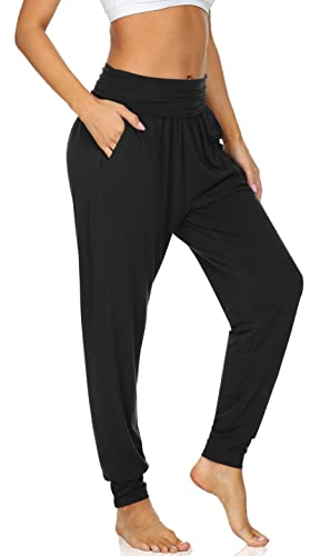 Women's Cozy Yoga Joggers Pants Loose Workout Sweatpants Comfy Lounge Pants with Pockets