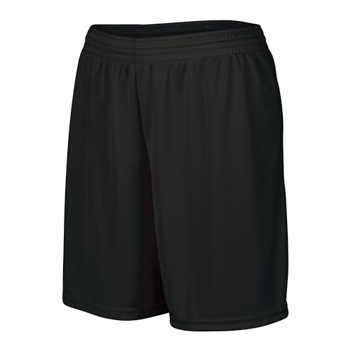 Augusta Sportswear Ladies' Octane Workout Shorts - 7 Inch Inseam Gym Athletic Attire for Women, Black, X-Large