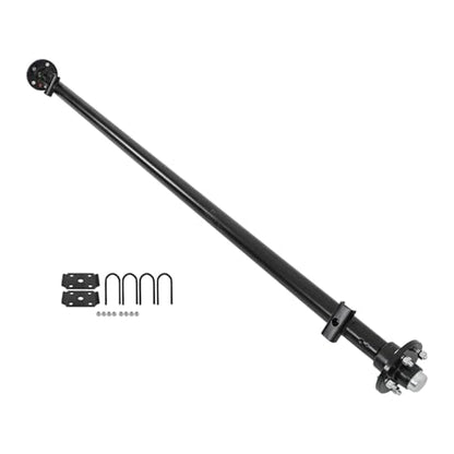 munirater 3500lbs 5x4.5 Bolt Pattern 85 Hub Face 70 Spring Center Trailer Axle U Bolt Kit
