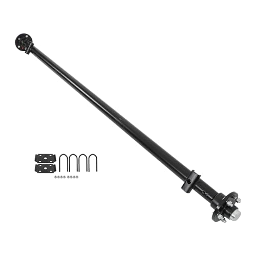 munirater 3500lbs 5x4.5 Bolt Pattern 85 Hub Face 70 Spring Center Trailer Axle U Bolt Kit
