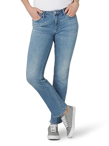 Lee Women's Legendary Mid Rise Straight Leg Jean Anchor 18