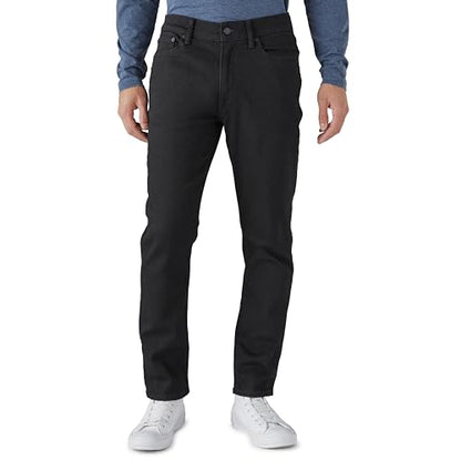 Lucky Brand Men 410 Athletic Fit Jean, Black Rinse, 38W x 34L