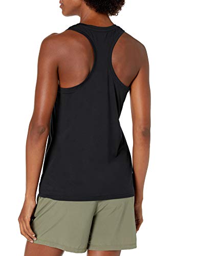 Amazon Essentials Women's Active Quick Dry Tech Stretch Racerback Scoop Neck Tank Top, Pack of 2, Black/Grey Camo, X-Large
