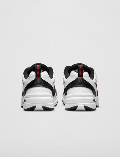 Nike Men's Air Monarch IV Training/Workout Shoes, White/Black, 10.5 Extra Wide