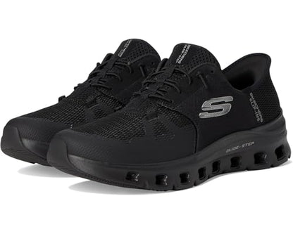 Skechers Men's Slip-Resistant Glide-Step Pro Slip-ins Work Sneakers, Black, 8.5