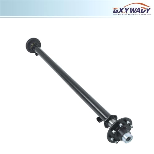 GXYWADY 8 Lug 6.5 Inch Trailer Axle 7000lbs Trailer Axle 75 Inch Hub Face 58 Inch Spring Center