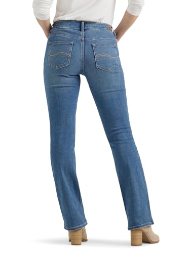 Lee Women's Ultra Lux Comfort with Flex Motion Bootcut Jean Majestic 8 Medium