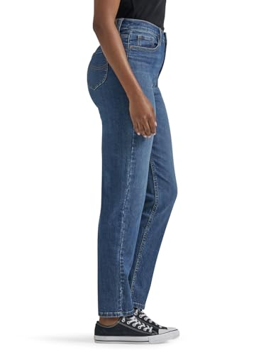 Lee Women's Legendary High Rise Mom Jean, Standout, 12