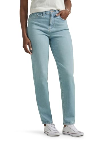 Lee Women's Legendary High Rise Mom Jean, One Tone, 14