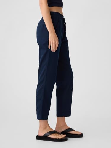 GAP Womens Easy Straight Pull-on Pants, True Indigo 340, Medium Tall US