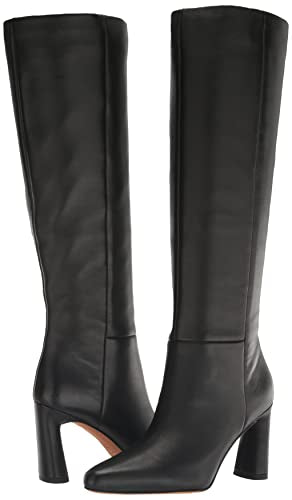 Vince Womens Highland Knee High Boot Black Leather 11 M