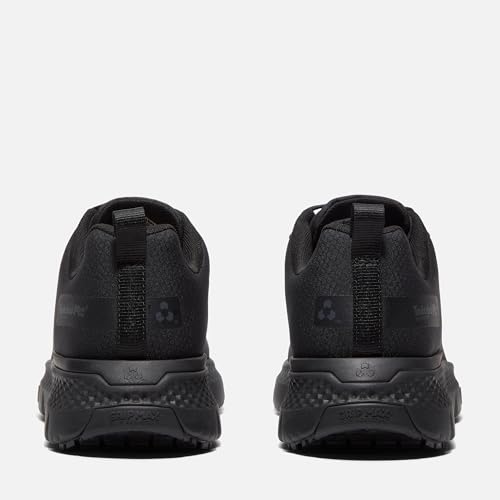 Timberland PRO Men's Power Shift Ripstop Nylon Soft Toe Gripmax Slip Resistant Hospitality Work Shoe, Black, 11.5W