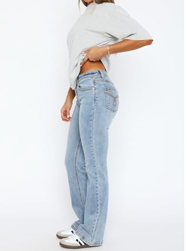 Justalwart Flare Jeans for Women Stretch (US 4-6)
