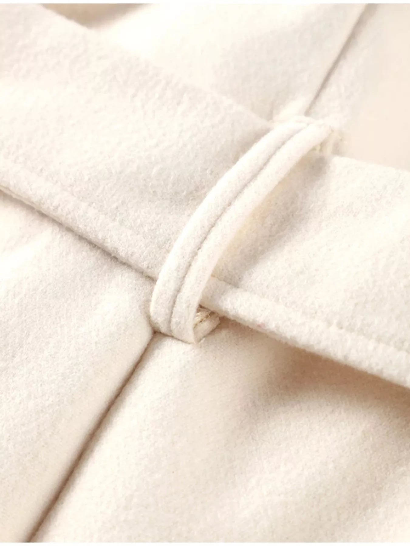 Surplice Tie Waist Dropped Shoulder Outerwear